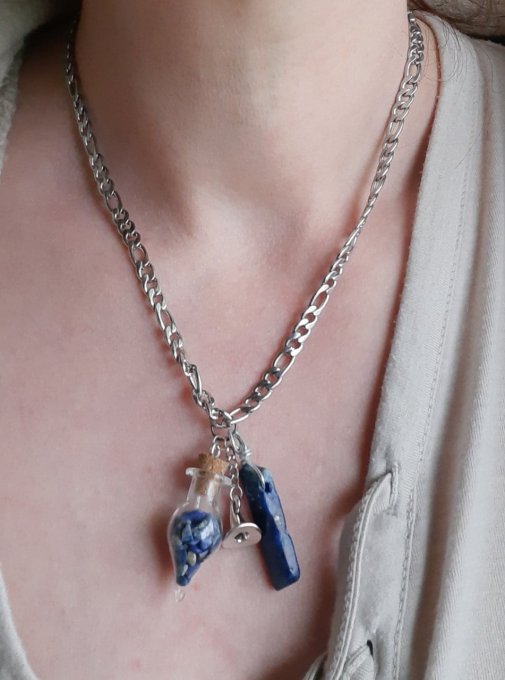 Collier sorcière Lapis-Lazuli