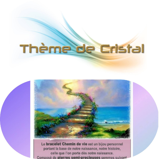 Thème de Cristal - Bracelet Chemin de Vie